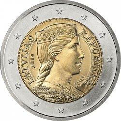 2 Euro UNC Letland
